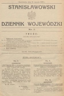Stanisławowski Dziennik Wojewódzki. 1930, nr 2