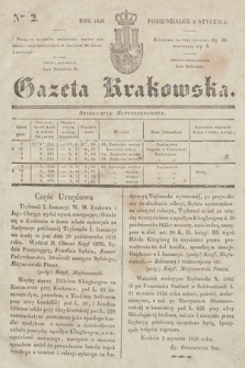 Gazeta Krakowska. 1836, nr 2