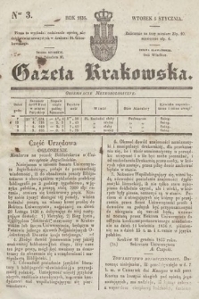Gazeta Krakowska. 1836, nr 3