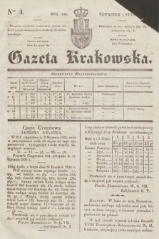 Gazeta Krakowska. 1836, nr 4