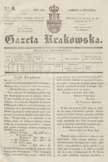 Gazeta Krakowska. 1836, nr 6