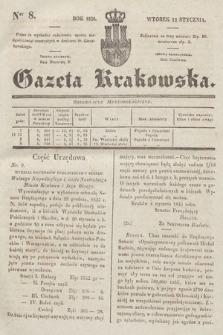 Gazeta Krakowska. 1836, nr 8