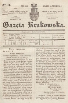 Gazeta Krakowska. 1836, nr 11
