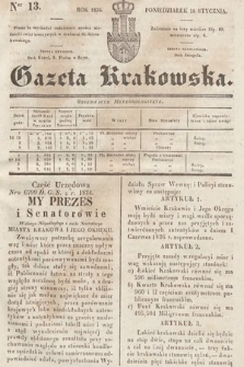 Gazeta Krakowska. 1836, nr 13