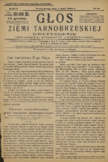 Głos Ziemi Tarnobrzeskiej : dwutygodnik oświatowy, społeczny i gospodarczy. R. 2, 1924, nr 8