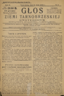 Głos Ziemi Tarnobrzeskiej : dwutygodnik oświatowy, społeczny i gospodarczy. R. 2, 1924, nr 9