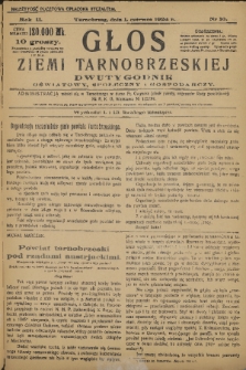Głos Ziemi Tarnobrzeskiej : dwutygodnik oświatowy, społeczny i gospodarczy. R. 2, 1924, nr 10