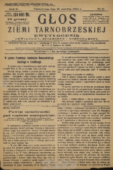 Głos Ziemi Tarnobrzeskiej : dwutygodnik oświatowy, społeczny i gospodarczy. R. 2, 1924, nr 11