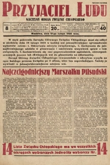 Przyjaciel Ludu : naczelny organ Związku Chłopskiego. 1928, nr 8