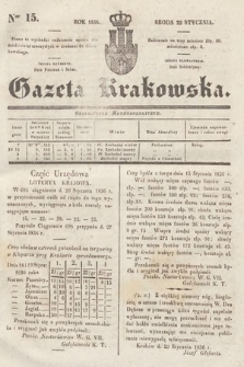 Gazeta Krakowska. 1836, nr 15