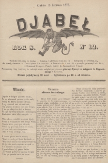 Djabeł. R.8, 1876, nr 12