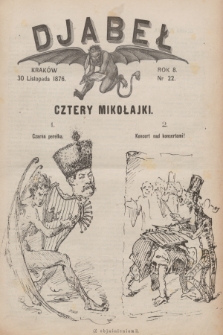 Djabeł. R.8, 1876, nr 22