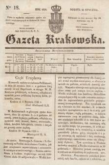 Gazeta Krakowska. 1836, nr 18