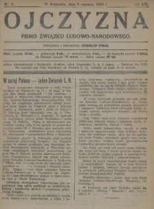 Ojczyzna : pismo Związku Ludowo-Narodowego. 1919, nr 2