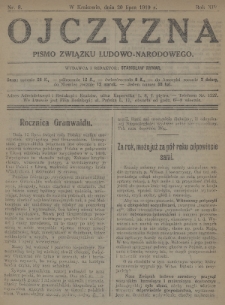 Ojczyzna : pismo Związku Ludowo-Narodowego. 1919, nr 8