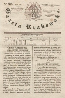 Gazeta Krakowska. 1833, nr 305