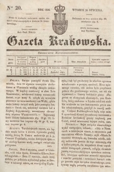 Gazeta Krakowska. 1836, nr 20