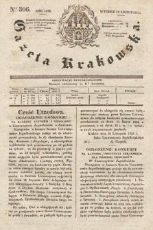 Gazeta Krakowska. 1833, nr 306