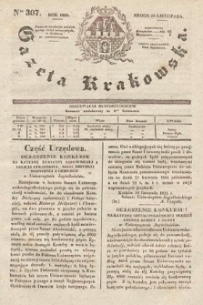 Gazeta Krakowska. 1833, nr 307