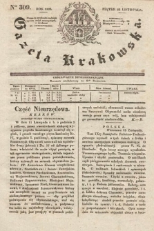 Gazeta Krakowska. 1833, nr 309