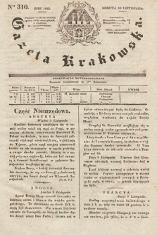 Gazeta Krakowska. 1833, nr 310