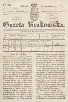 Gazeta Krakowska. 1836, nr 25