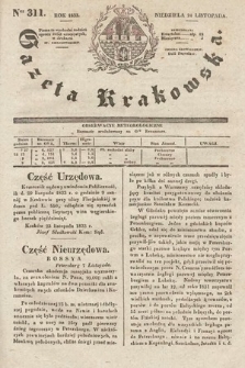 Gazeta Krakowska. 1833, nr 311