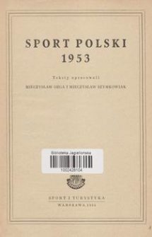 Sport Polski. 1953