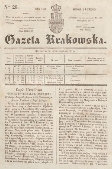 Gazeta Krakowska. 1836, nr 26