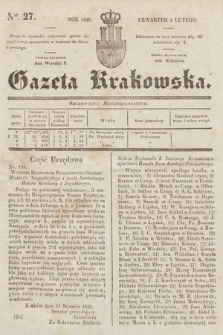 Gazeta Krakowska. 1836, nr 27