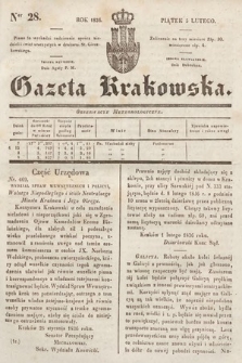 Gazeta Krakowska. 1836, nr 28