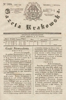 Gazeta Krakowska. 1833, nr 318