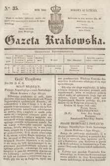 Gazeta Krakowska. 1836, nr 35