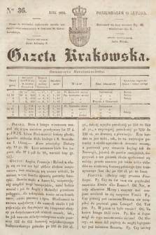 Gazeta Krakowska. 1836, nr 36