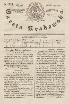 Gazeta Krakowska. 1833, nr 323