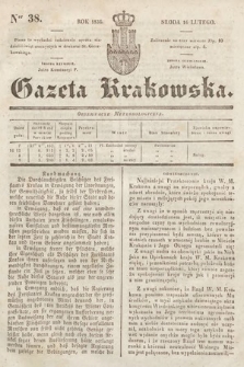 Gazeta Krakowska. 1836, nr 38