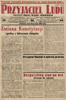 Przyjaciel Ludu : naczelny organ Związku Chłopskiego. 1928, nr 30