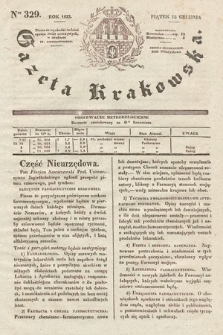 Gazeta Krakowska. 1833, nr 329