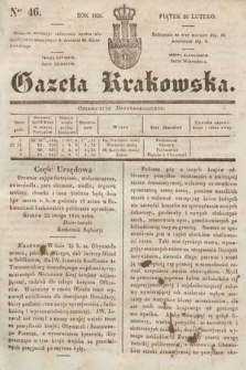 Gazeta Krakowska. 1836, nr 46