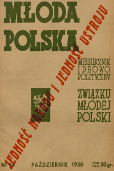 Młoda Polska : miesięcznik ideowo-polityczny Związku Młodej Polski. R.2, 1938, nr 14
