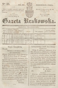 Gazeta Krakowska. 1836, nr 54