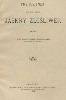 Przyczynek do leczenia jaskry złośliwej