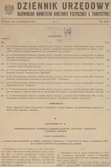 Dziennik Urzędowy Głównego Komitetu Kultury Fizycznej i Turystyki. 1966, nr 6