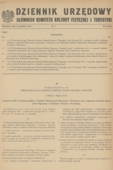 Dziennik Urzędowy Głównego Komitetu Kultury Fizycznej i Turystyki. 1970, nr 9