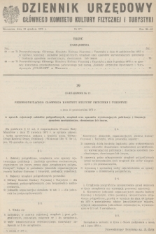 Dziennik Urzędowy Głównego Komitetu Kultury Fizycznej i Turystyki. 1975, nr 9
