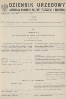 Dziennik Urzędowy Głównego Komitetu Kultury Fizycznej i Turystyki. 1976, nr 3