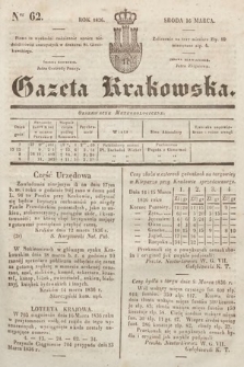 Gazeta Krakowska. 1836, nr 62