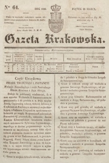Gazeta Krakowska. 1836, nr 64