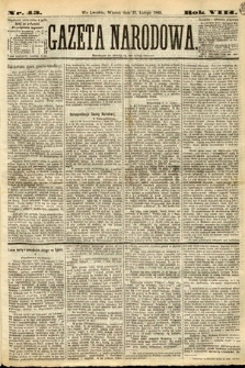 Gazeta Narodowa. 1869, nr 43