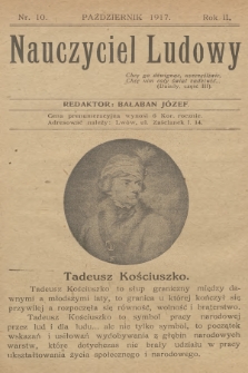 Nauczyciel Ludowy. R.2, 1917, nr 10